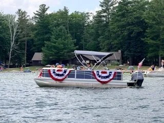 Original 2024 Duck Lake July 4th Boat Parade photograph